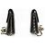 Chanel Vintage Round Flap Quilted Lambskin Small Nero - vista 5