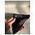 Fendi Vintage Seiden-Pouch Tasche Schwarz - Ansicht 4