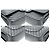 Chanel Timeless - Classic Double Flap Chevron Lambskin Medium Nero - vista 6