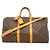 Louis Vuitton Boston Monogram Keepall Bandoulière 50 Marrone