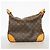 Borsa a tracolla Louis Vuitton Monogram Boulogne 30 Marrone - vista 10