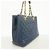 Borsa Tote Chanel in vitello grana blu navy - vista 2