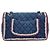 Borsa a tracolla Chanel Matelassé Navy Blu navy - vista 3