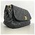 Borsa a tracolla Chanel in pelle nera Nero - vista 2
