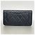 Chanel Matelassé Long Wallet aus Lammleder Schwarz - Ansicht 9