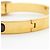 Hermès Hermes Chaine d'Ancre Mini Click Bangle Nero D'oro - vista 11