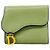 Christian Dior Tri-fold Geldbörse Moosgrün Olivgrün