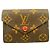 Louis Vuitton Monogram Portefeuille Marie Wallet Marrone Rosso
