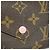 Cartera tri-fold Louis Vuitton en Rose Ballerine Rosa - vista 7
