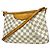 Borsa a tracolla Louis Vuitton Damier Azur Siracusa PM Bianco