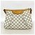 Borsa a tracolla Louis Vuitton Damier Azur Siracusa PM Bianco - vista 10