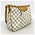 Borsa a tracolla Louis Vuitton Damier Azur Siracusa PM Bianco - vista 2
