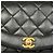 Borsa a tracolla Chanel Diana Chain Nero - vista 10