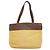 Borsa Tote Chanel in tela beige e marrone
