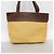 Borsa Tote Chanel in tela beige e marrone - vista 10