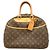 Borsa Louis Vuitton Monogram Deauville Marrone