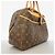 Borsa Louis Vuitton Monogram Deauville Marrone - vista 2