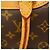 Borsa Louis Vuitton Monogram Deauville Marrone - vista 8