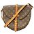 Borsa a tracolla Louis Vuitton Monogram Chantilly MM Marrone
