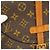 Borsa a tracolla Louis Vuitton Monogram Chantilly MM Marrone - vista 10