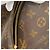 Zaino Louis Vuitton Monogram Palm Springs MM Marrone - vista 9