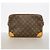 Borsa a tracolla Louis Vuitton Monogram Trocadero 30 Marrone - vista 12
