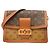 Borsa a tracolla Louis Vuitton Monogram Reverse Dauphine MM Marrone