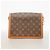 Borsa a tracolla Louis Vuitton Monogram Reverse Dauphine MM Marrone - vista 9