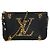 Louis Vuitton Monogram Jungle Pochette Double Zip Shoulder Bag Marrone Nero