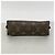 Pochette Louis Vuitton Monogram Pochette Tic PM Marrone - vista 3