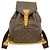 Zaino Louis Vuitton Monogram Montsouris GM Marrone
