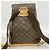 Zaino Louis Vuitton Monogram Montsouris GM Marrone - vista 11