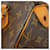 Borsa Louis Vuitton Monogram Speedy 25 Marrone - vista 7