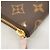 Louis Vuitton Monogram Portefeuille Clemence Long Wallet Marrone Rosa - vista 5