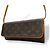 Louis Vuitton Pochette Twin GM Monogram Shoulder Bag Braun