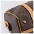 Céline Borsa Boston CELINE Macadam Canvas PVC Leather Brown Gold Auth 197624A Marrone D'oro - vista 14
