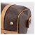 Céline Borsa Boston CELINE Macadam Canvas PVC Leather Brown Gold Auth 197624A Marrone D'oro - vista 15