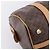 Céline Borsa Boston CELINE Macadam Canvas PVC Leather Brown Gold Auth 197624A Marrone D'oro - vista 16