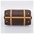 Céline Borsa Boston CELINE Macadam Canvas PVC Leather Brown Gold Auth 197624A Marrone D'oro - vista 5