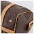 Céline Borsa Boston CELINE Macadam Canvas PVC Leather Brown Gold Auth 197624A Marrone D'oro - vista 9