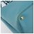 Borsa Tote PRADA Pelle Saffiano 2 vie Blu Chiaro Oro Auth 195486A D'oro - vista 17