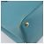 Borsa Tote PRADA Pelle Saffiano 2 vie Blu Chiaro Oro Auth 195486A D'oro - vista 19