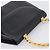 Borsa Salvatore Ferragamo Gancini in pelle nera e oro Auth 196959A Nero D'oro - vista 6