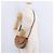 16 Céline CELINE Macadam Canvas Schultertasche PVC Beige Gold Auth 197832A Golden - Ansicht 24