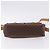 Céline Borsa a tracolla CELINE Macadam Canvas PVC Leather Brown Gold Auth 197808V Marrone D'oro - vista 10