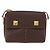 Céline Borsa a tracolla CELINE Macadam Canvas PVC Leather Brown Gold Auth 197808V Marrone D'oro - vista 2