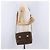 Céline Borsa a tracolla CELINE Macadam Canvas PVC Leather Brown Gold Auth 197808V Marrone D'oro - vista 26