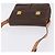 Céline Borsa a tracolla CELINE Macadam Canvas PVC Leather Brown Gold Auth 197808V Marrone D'oro - vista 6