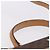 Céline Bolsa de Mão Redonda CELINE Macadam Canvas PVC Couro Marrom Dourado Auth am12348V - vista 14