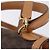 Céline Bolsa de Mão Redonda CELINE Macadam Canvas PVC Couro Marrom Dourado Auth am12348V - vista 22